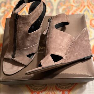 Women's Brown Wedge Sandals